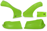 DOMINATOR RACE PRODUCTS 2300-XG Dominator Late Model Nose Kit Xtreme Green