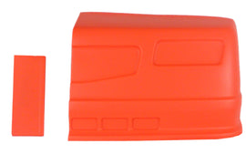 DOMINATOR RACE PRODUCTS DOM-302-FLO-OR Dominator Race Products SS Nose Left Side with Fender Extension in Fluorescent Orange – Part DOM-302-FLO-OR