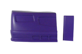 DOMINATOR RACE PRODUCTS DOM-303-PU Dominator Race Products SS Nose Passenger Side with Fender Extension - Purple - DOM-303-PU