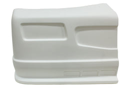 DOMINATOR RACE PRODUCTS DOM-303-WH-NE Dominator Race Products SS Nose Passenger Side - White Plastic for Street Stock Vehicles, Part DOM-303-WH-NE