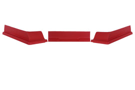 DOMINATOR RACE PRODUCTS 409-RD Valance Modified IMCA 3pc Red