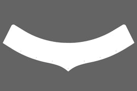 DOMINATOR RACE PRODUCTS 500-EX-WH Extension Predator Hood White 5.5in Tall