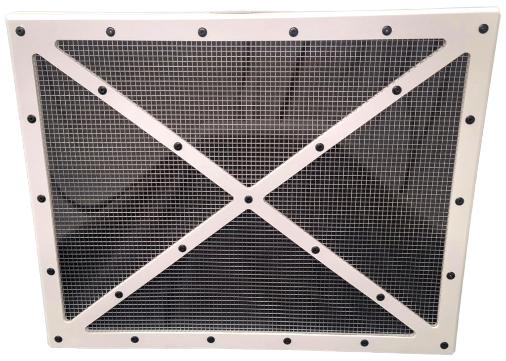 DOMINATOR RACE PRODUCTS 550-WH Shaker Screen Radiator DLM White