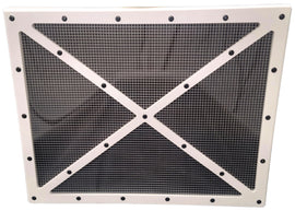 DOMINATOR RACE PRODUCTS 550-WH Shaker Screen Radiator DLM White
