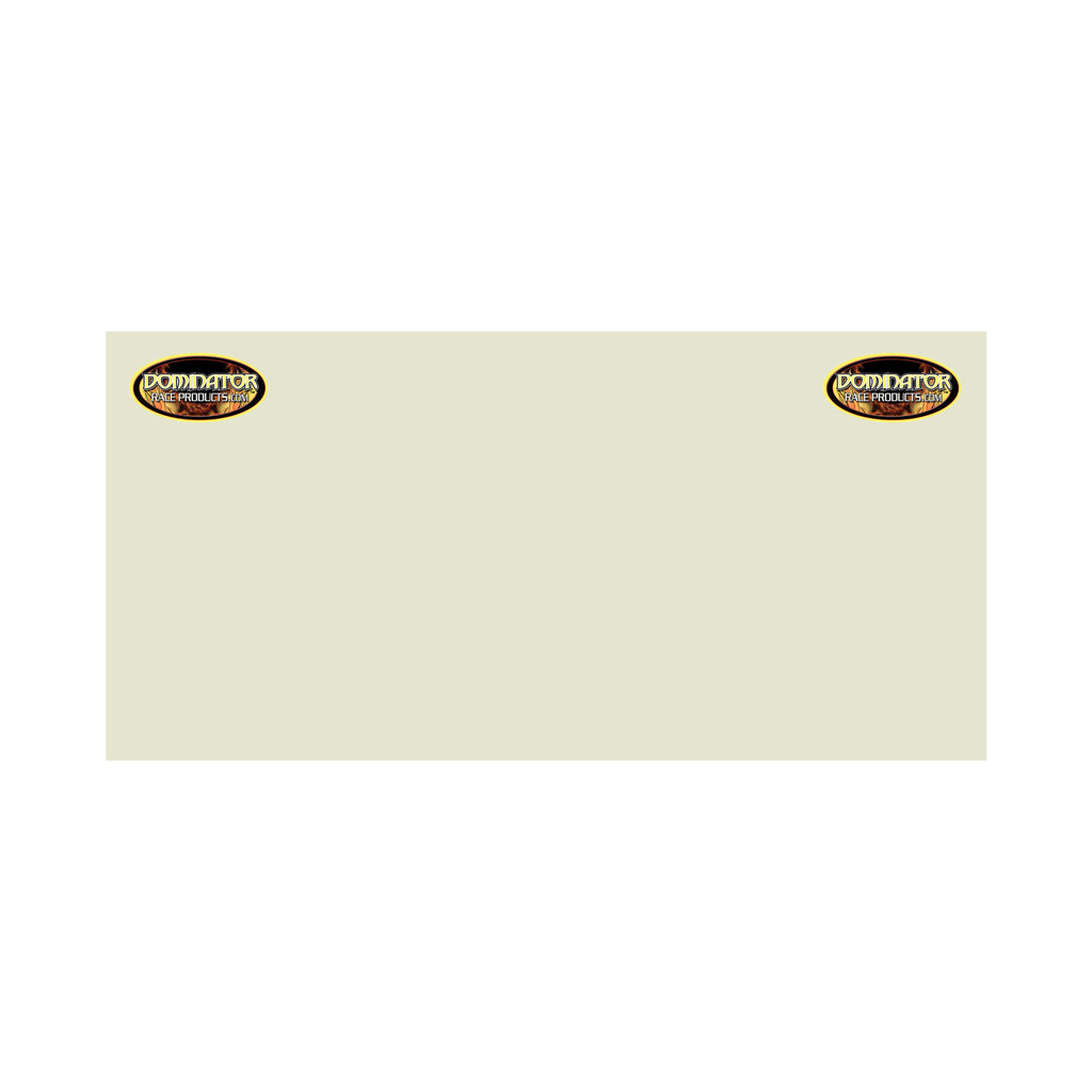 DOMINATOR RACE PRODUCTS 776-WH Quarter Panel Mod White  30in x 70in