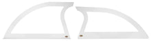Load image into Gallery viewer, DOMINATOR RACE PRODUCTS 805-AL-WH Aluminum Sails White Pair Open Style