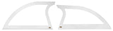 DOMINATOR RACE PRODUCTS 805-AL-WH Aluminum Sails White Pair Open Style