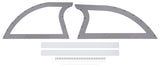 DOMINATOR RACE PRODUCTS 830-GRY Sail Panel Pair Late Model Gray