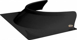 DOMINATOR RACE PRODUCTS 901-GBK Rock Guard Formed 4.5in Tall Gloss Black