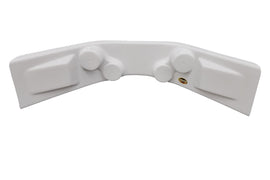 DOMINATOR RACE PRODUCTS 910-WH Dash Panel Curved White 30in w x 12in d x 6.5in