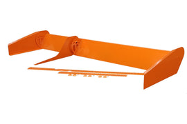 DOMINATOR RACE PRODUCTS 915-OR Spoiler 8in Tall x 72in Orange 2pc