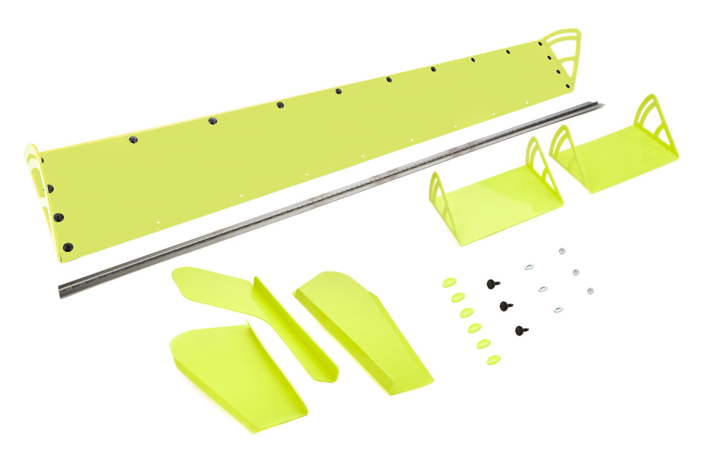 DOMINATOR RACE PRODUCTS 920-FLO-YE Plastic Spoiler 8x72in LM Fluorescent Yellow