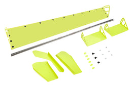 DOMINATOR RACE PRODUCTS 920-FLO-YE Plastic Spoiler 8x72in LM Fluorescent Yellow