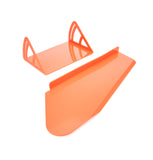 DOMINATOR RACE PRODUCTS 921-FLO-OR Plastic Spoiler CrushKit Fluorescent Orange