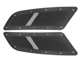 DRAKE AUTOMOTIVE GROUP FR3Z-16C630-BK 15- Black Speed Mesh H ood Vents