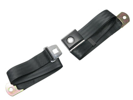 DRAKE AUTOMOTIVE GROUP SB-BK-PBSB 67-73 Mustang Seat Belts 2 Point Push Button