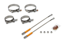 Load image into Gallery viewer, DRAG RACE SOLUTIONS 0010-2125-3500 10in Premium Tether Set 2.125 Pri/3.500 Clamp