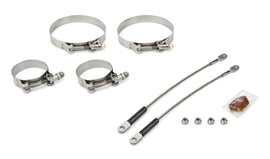 DRAG RACE SOLUTIONS 0010-2375-4500 10in Premium Tether Set 2.375 Pri/4.500 Clamp