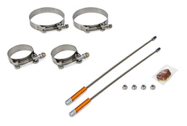 DRAG RACE SOLUTIONS 2010-2250-4000 10in Lite Tether Set 2.250 Pri/4.000 Clamp