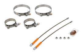 DRAG RACE SOLUTIONS 2010-2375-4500 10in Lite Tether Set 2.375 Pri/4.500 Clamp