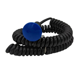 DRAG RACE SOLUTIONS 3109-1BLU Transbrake Mushroom Button w/Cord - Blue