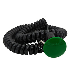 DRAG RACE SOLUTIONS 3109-1GRN Transbrake Mushroom Button w/Cord - Green