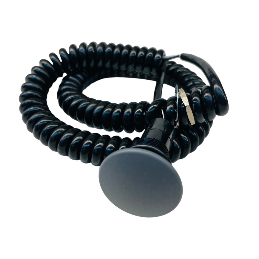 DRAG RACE SOLUTIONS 3109-MGRY DRAG RACE SOLUTIONS Shredder Transbrake Button with Cord - Gray (Part Number 3109-MGRY)