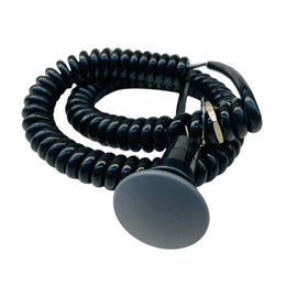 DRAG RACE SOLUTIONS 3109-MGRY DRAG RACE SOLUTIONS Shredder Transbrake Button with Cord - Gray (Part Number 3109-MGRY)