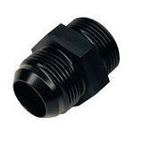DRAG RACE SOLUTIONS 3516-16AN-B O-Ring Boss to Male AN 16-ORB to 16AN Black