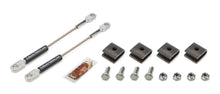 Load image into Gallery viewer, DRAG RACE SOLUTIONS 4040-WMS-BLK Mild Stl Weld On Tether Kit Collector Tethers