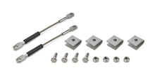 Load image into Gallery viewer, DRAG RACE SOLUTIONS 4040-WSS-BLK S.S. Weld On Tether Kit Collector Tethers