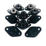 DRAG RACE SOLUTIONS 4210-550E-B Qtr Turn Self Eject Alm Fastener Small Hex Head