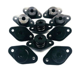 DRAG RACE SOLUTIONS 4210-600E-B Qtr Turn Self Eject Alm Fastener Small Hex Head