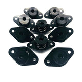 DRAG RACE SOLUTIONS 4210-650E-B Qtr Turn Self Eject Alm Fastener Small Hex Head
