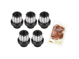 DRAG RACE SOLUTIONS 7205-500M Billet Aluminum 12pt Lug Nuts - 1/2 5pk