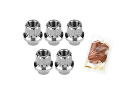 DRAG RACE SOLUTIONS 7205-500P Billet Aluminum 12pt Lug Nuts 1/2 5pk
