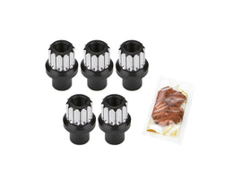 DRAG RACE SOLUTIONS 7305-500M Billet Aluminum 12pt Lug Nuts - 1/2 5pk