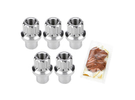 DRAG RACE SOLUTIONS 7305-500P Billet Aluminum 12pt Lug Nuts 1/2 5pk