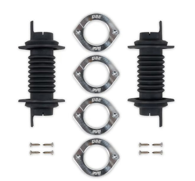 DETROIT SPEED ENGINEERING 010421DS Door Jamb Wiring Boot Kit - Billet Trim