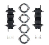 DETROIT SPEED ENGINEERING 010421DS Door Jamb Wiring Boot Kit - Billet Trim