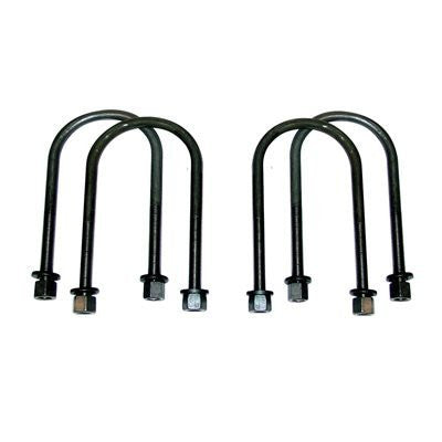 DETROIT SPEED ENGINEERING 040703DS Detroit Speed Engineering 040703DS Axle U-Bolts - 3 Inch ID, 6.75 Inch Length, 7/16-20 Right Hand Thread, Steel with Black Oxide Finish, Set of 4