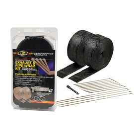 DESIGN ENGINEERING 10073 Exhaust & Pipe Wrap Kit Black Titanium