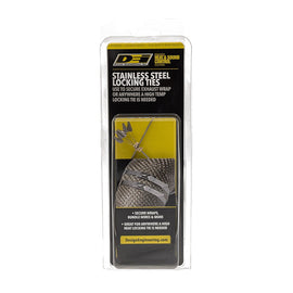 DESIGN ENGINEERING 10202 S.S Locking Ties 14in.-4pk.