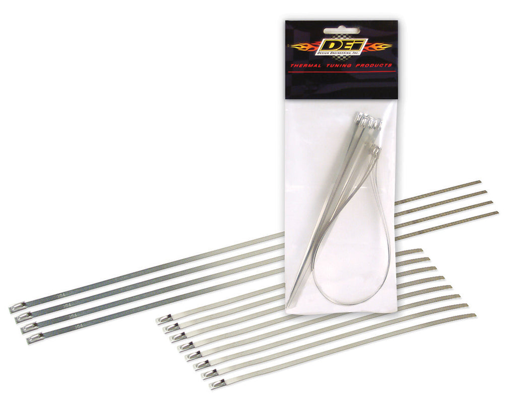 DESIGN ENGINEERING 10205 Locking Tie Combo Pack 8-8in and 4-14in
