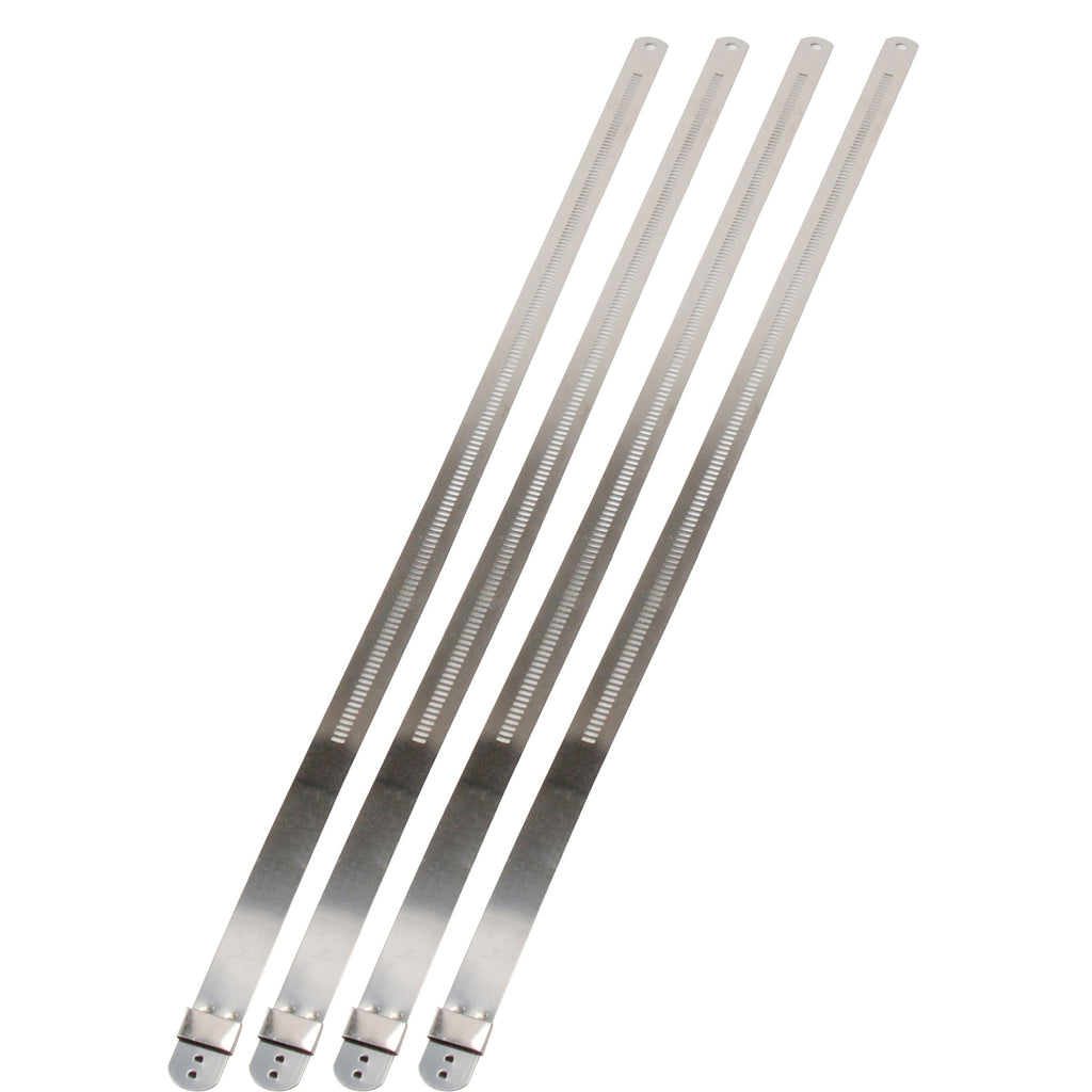 DESIGN ENGINEERING 10212 Positive Locking Ties 12mm x 14in 4 Pack