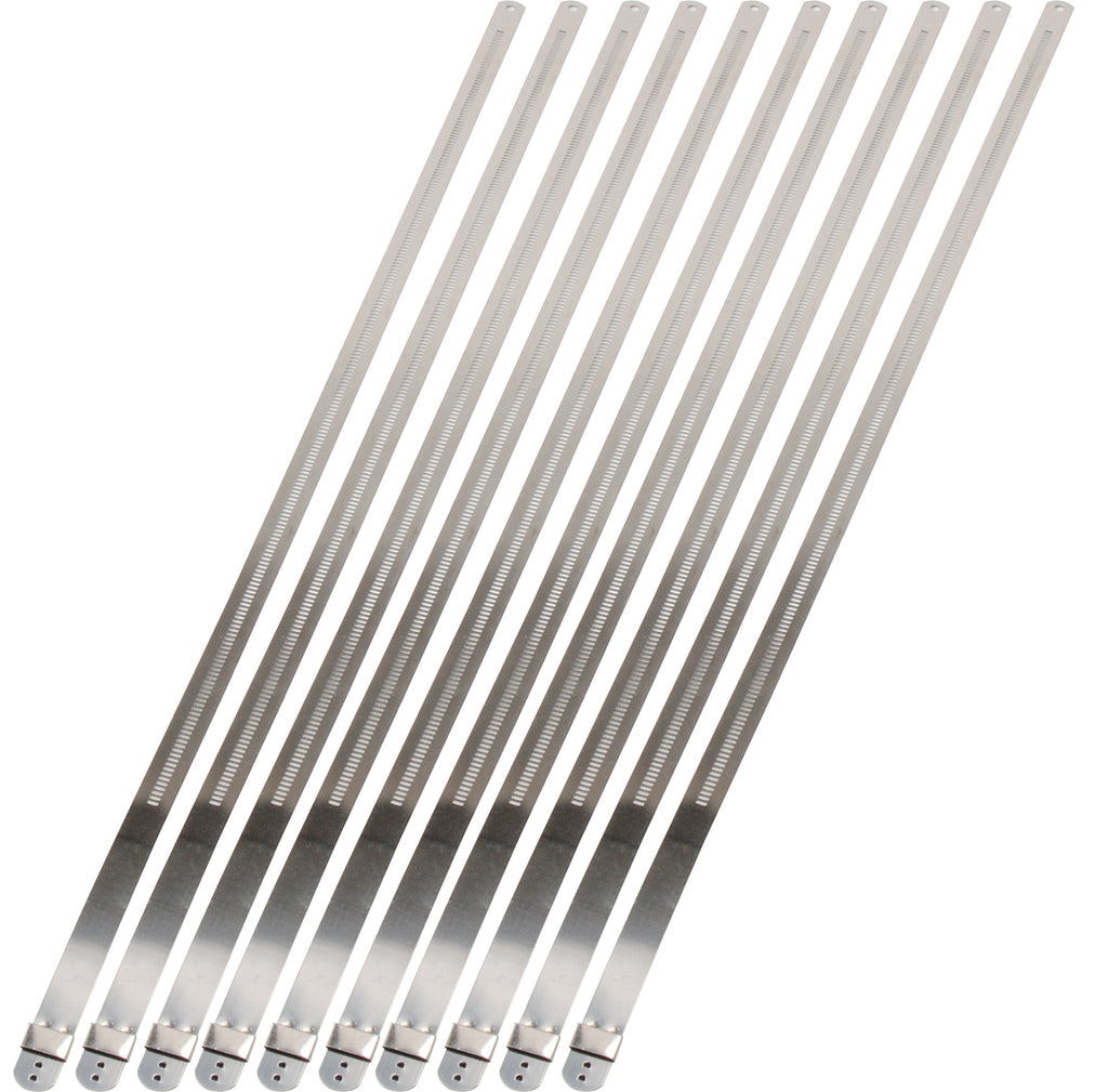 DESIGN ENGINEERING 10213 Positive Locking Ties 12mm x 20in 10 Pack