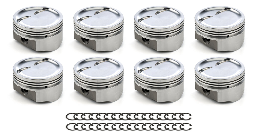 DSS RACING 8712-4060 DSS Racing SBC Dished Piston Set 4.060 Inch Bore – Forged Small Block Chevy Engine Components