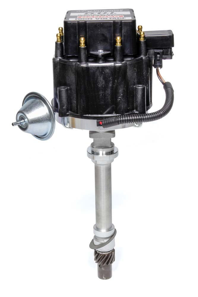 PERFORMANCE DISTRIBUTORS 12720BK Distributor Street Strip Black Cap SBC / BBC