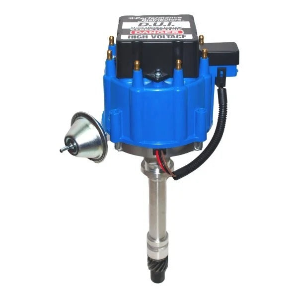 PERFORMANCE DISTRIBUTORS 12720BL Distributor Street Strip Blue Cap SBC/BBC