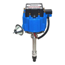 Load image into Gallery viewer, PERFORMANCE DISTRIBUTORS 12720BL Distributor Street Strip Blue Cap SBC/BBC